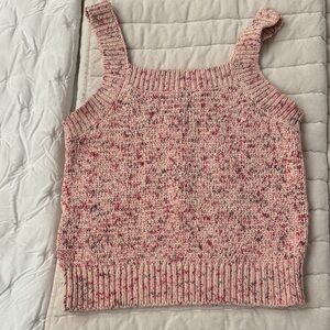 Loft Size S Speckled Knit Tank Top